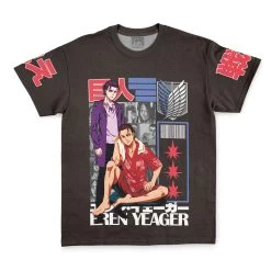 Eren Yeager V2 Attack On Titan Streetwear T-Shirt