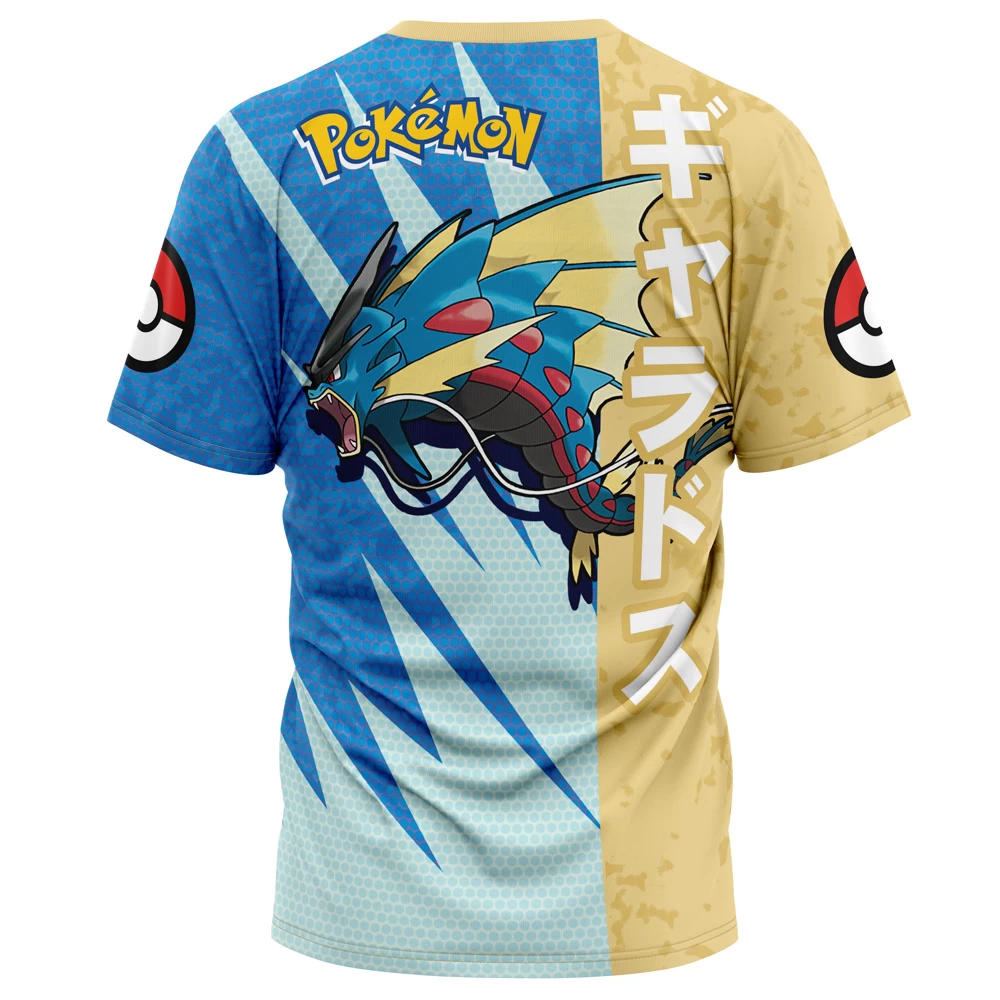 Gyarados Attack Pokemon T-Shirt - Image 2