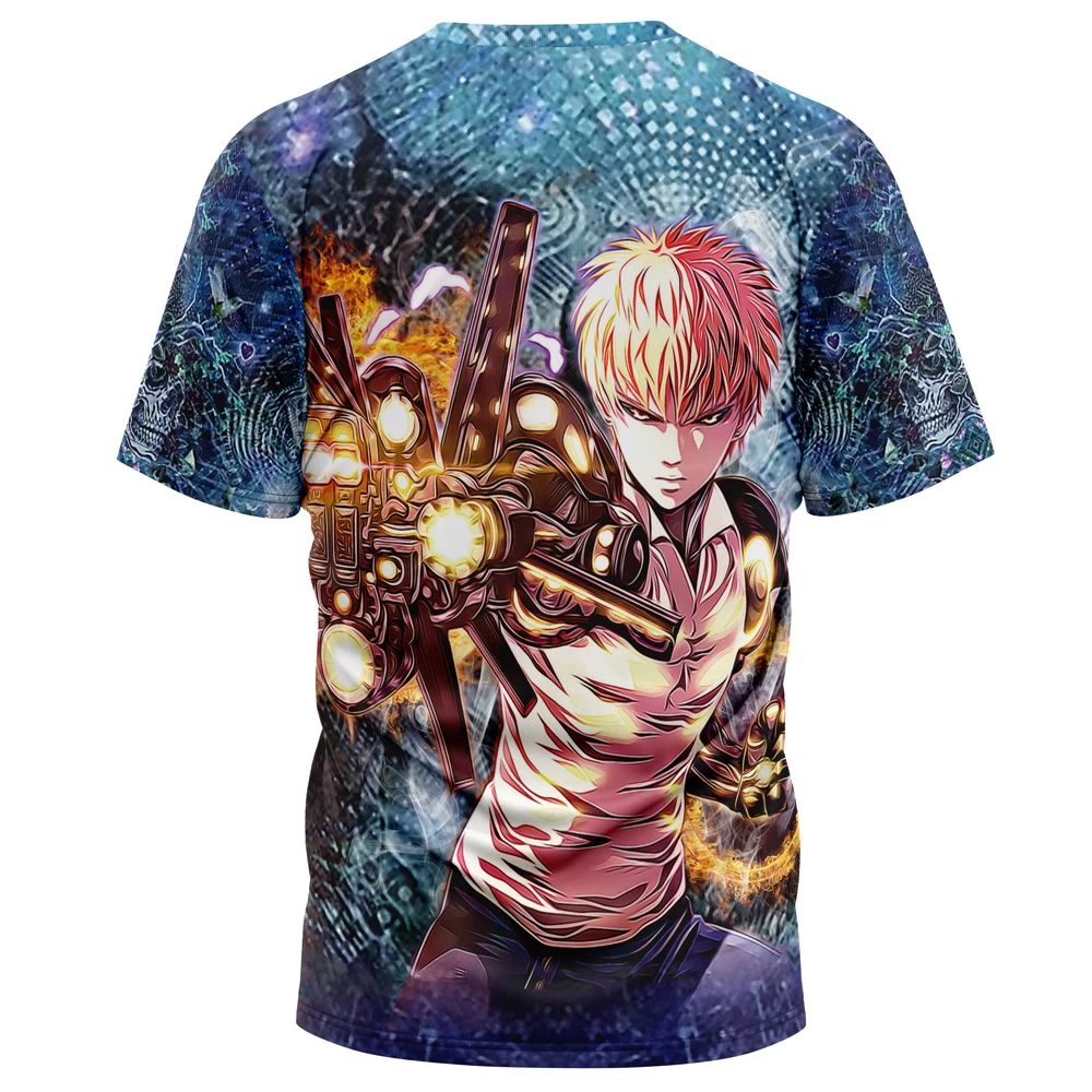 Trippy Genos One Punch Man T-Shirt - Image 2