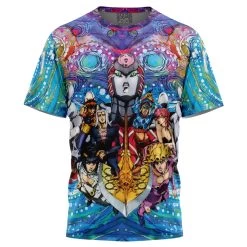 Trippy Golden Wind Squad Jojo’s Bizarre Adventure T-Shirt