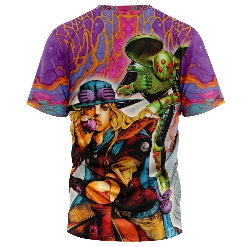 Trippy Gyro Zeppeli Ball Breaker Jojo’s Bizarre Adventure T-Shirt - Image 2