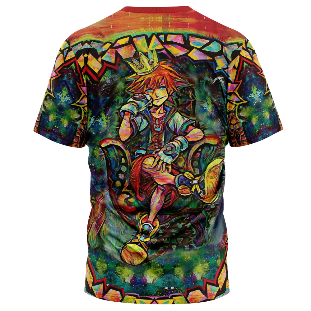 Trippy Sora Kingdom Hearts T-Shirt - Image 2