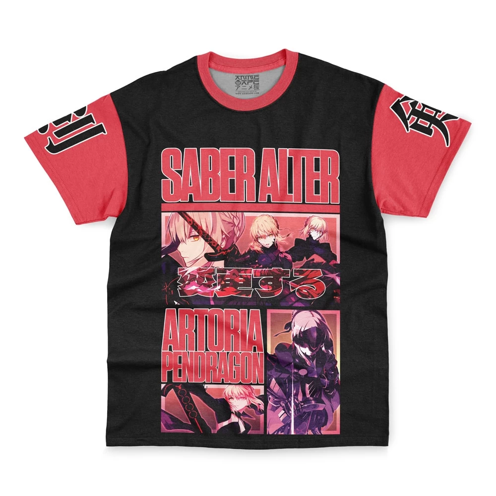 Saber Alter Fate Stay Night Heaven’s Feel Streetwear T-Shirt - Image 2