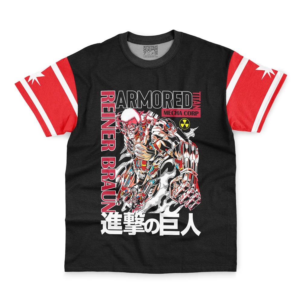 Armored Titan Attack On Titan Streetwear T-Shirt - Image 2