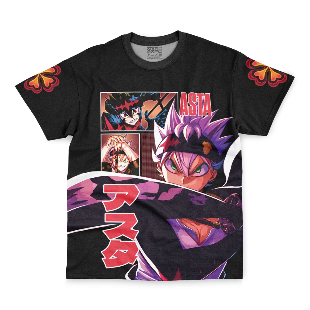 Asta V3 Black Clover Streetwear T-Shirt - Image 2