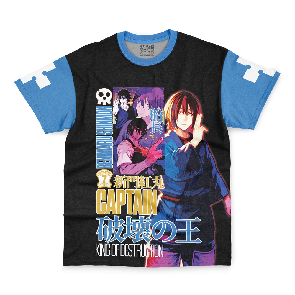 Benimaru Shinmon Fire Force Streetwear T-Shirt - Image 2