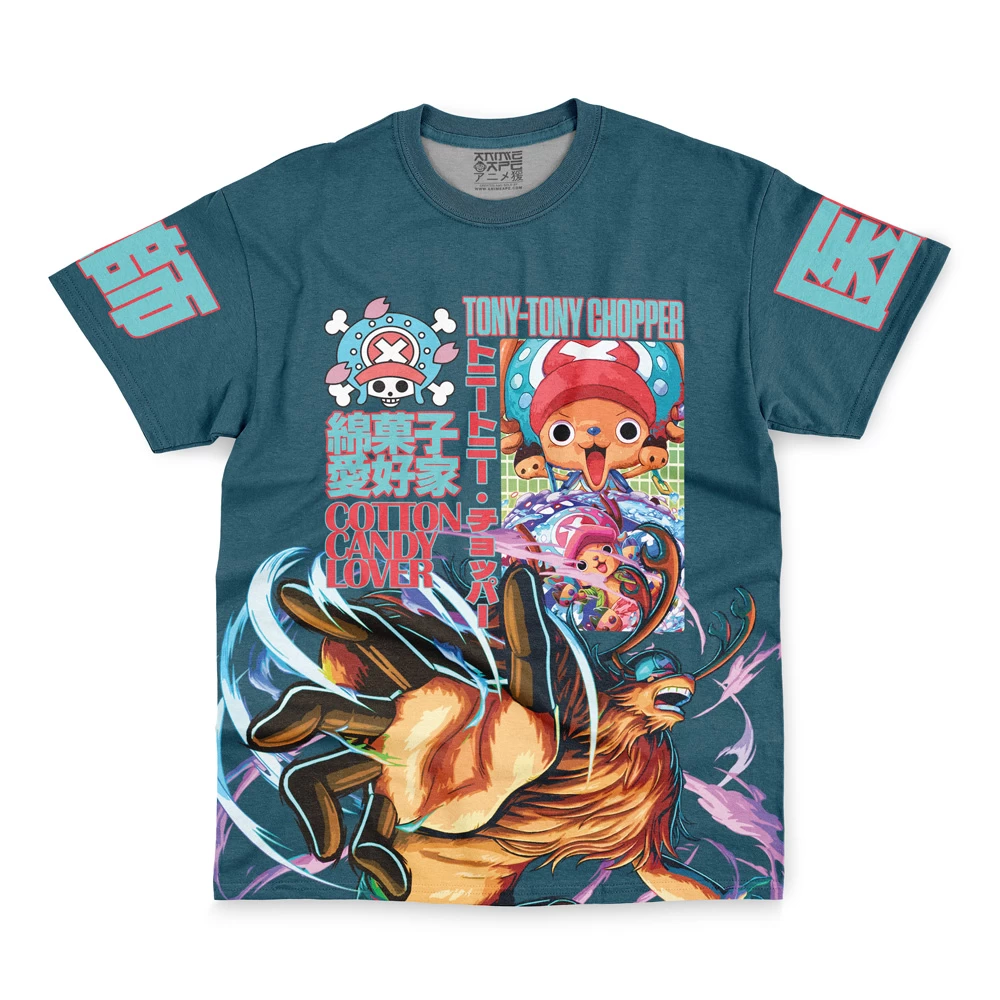 Tony Tony Chopper V3 One Piece Streetwear T-Shirt - Image 2