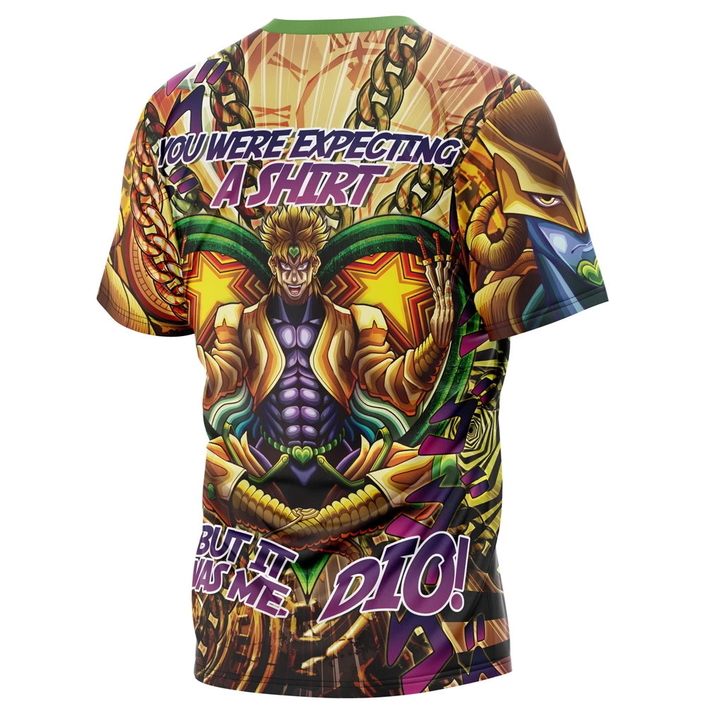 Trippy Medidating Dio It Was Me JoJo’s Bizarre Adventure T-Shirt - Image 3