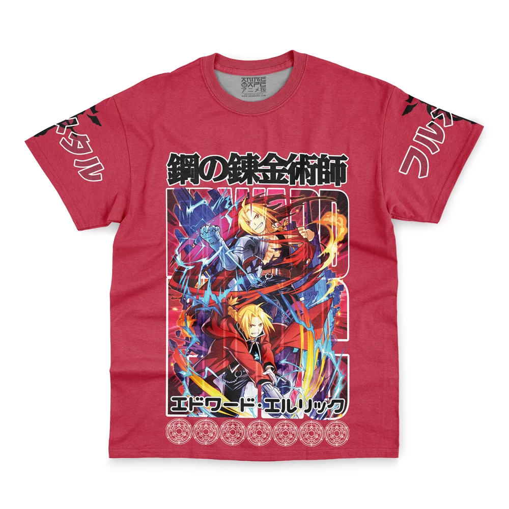 Edward Elric Fullmetal Alchemist Streetwear T-Shirt - Image 2