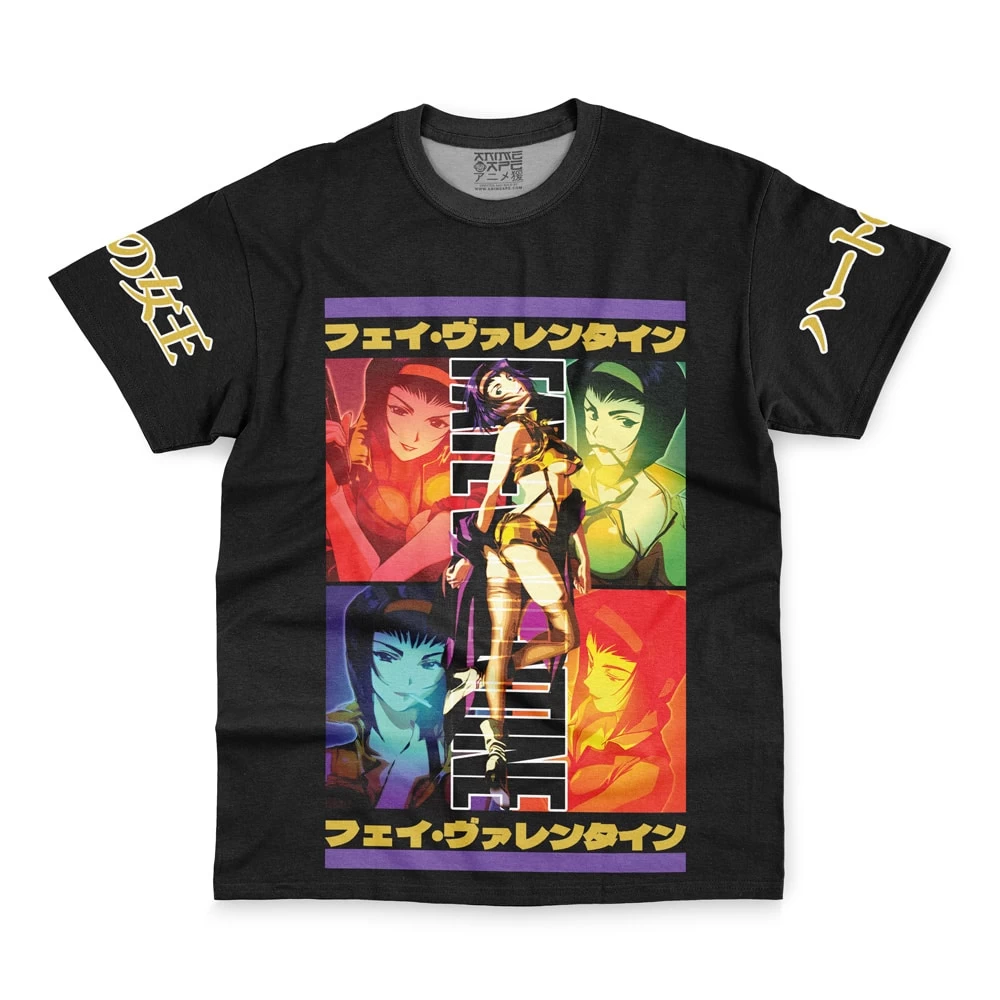 Faye Valentine Cowboy Bebop Streetwear T-Shirt - Image 2