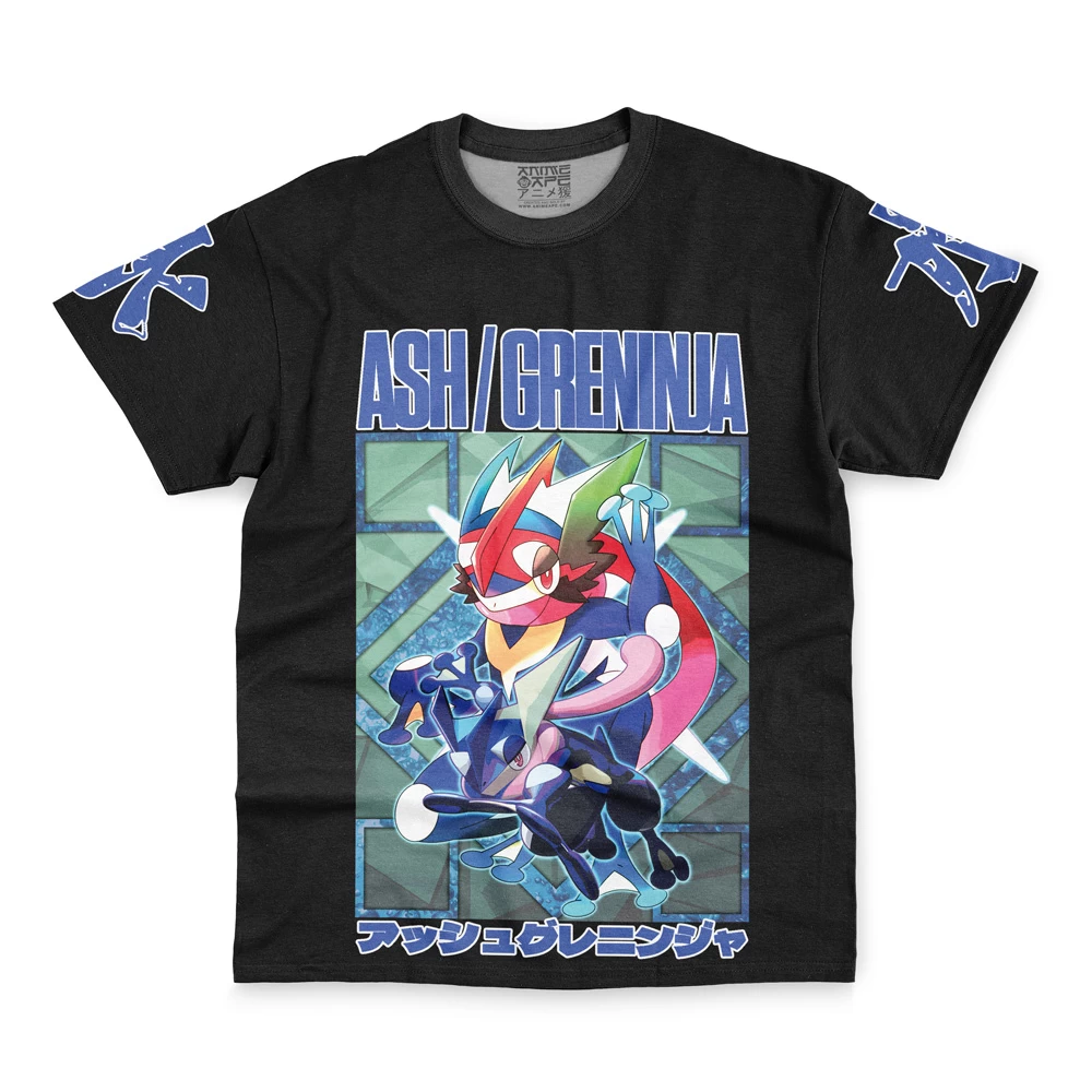 Ash Greninja Pokemon Streetwear T-Shirt - Image 2
