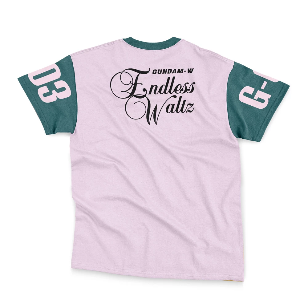 Heavyarms X Trowa Barton Gundam Wing Endless Waltz Streetwear T-Shirt - Image 4