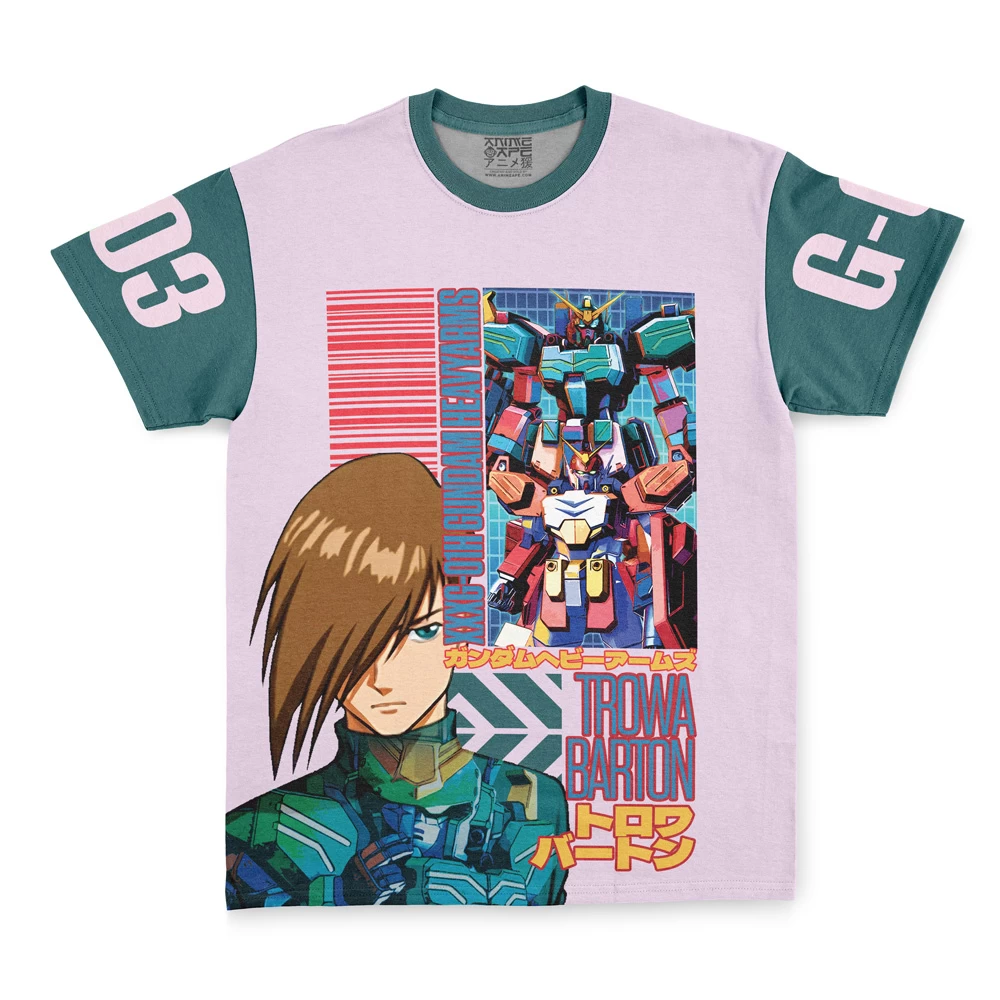 Heavyarms X Trowa Barton Gundam Wing Endless Waltz Streetwear T-Shirt
