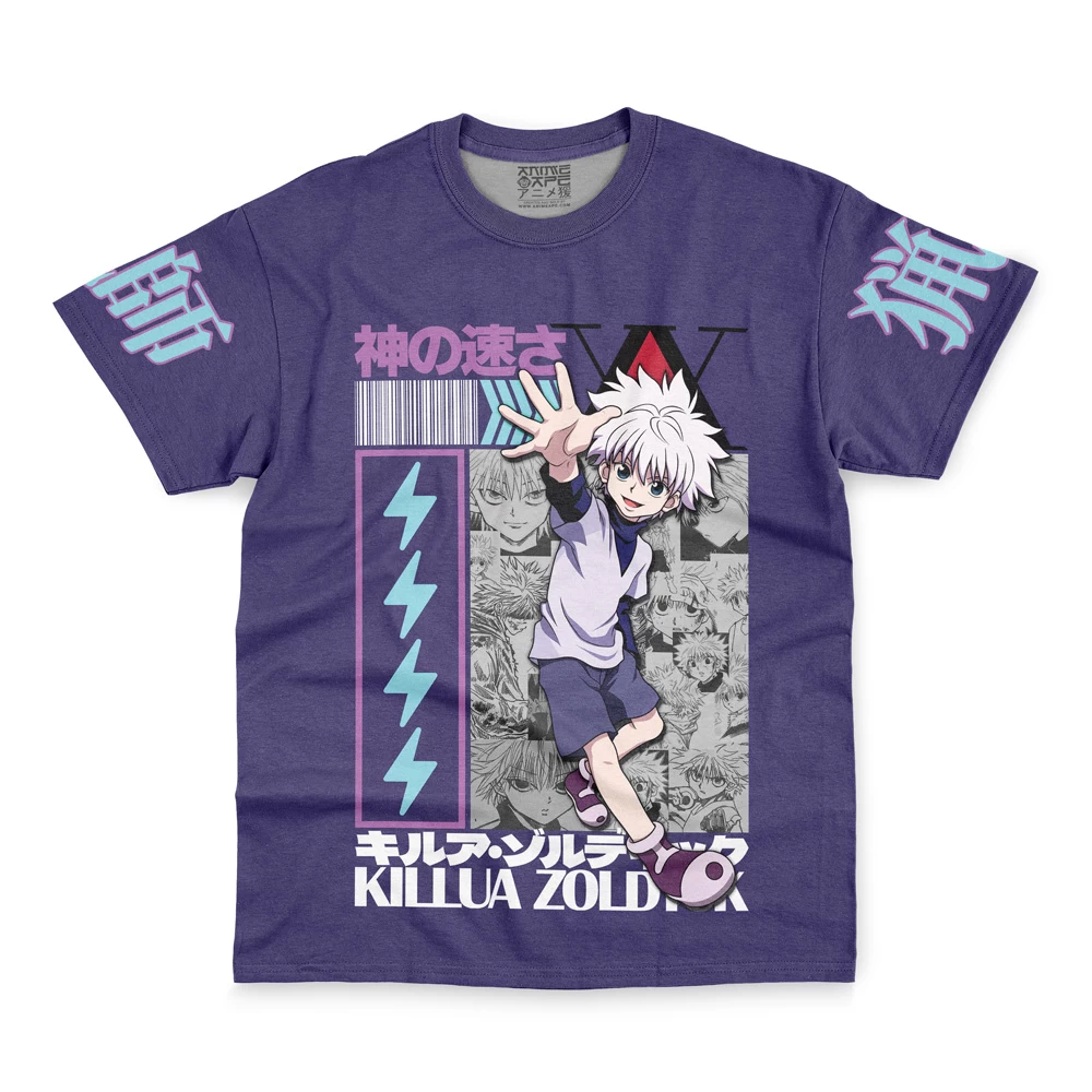 Killua Zoldyck V2 Hunter X Hunter Streetwear T-Shirt - Image 2