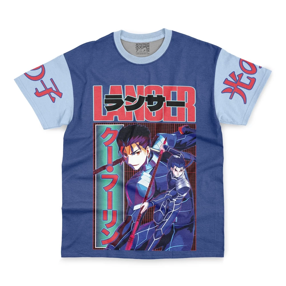 Lancer Fate Stay Night Unlimited Blade Works Streetwear T-Shirt - Image 2