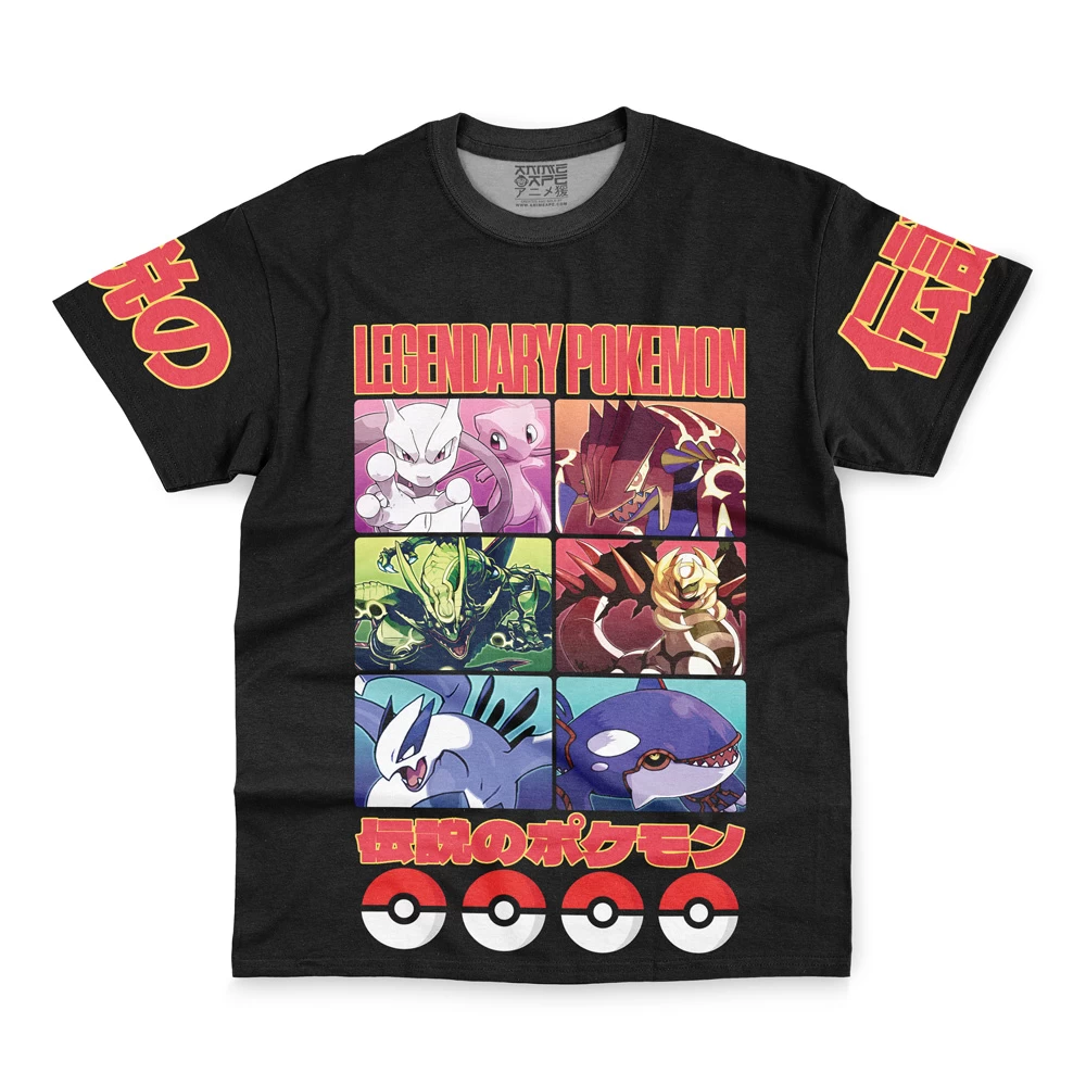 Legendary Pokemon Pokemon Streetwear T-Shirt - Image 2