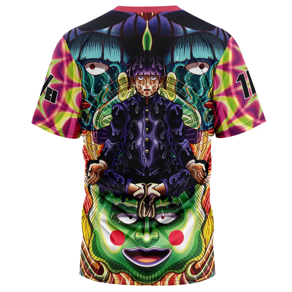 Trippy Meditating Shigeo Kageyama Mob Psycho 100 T-Shirt - Image 4
