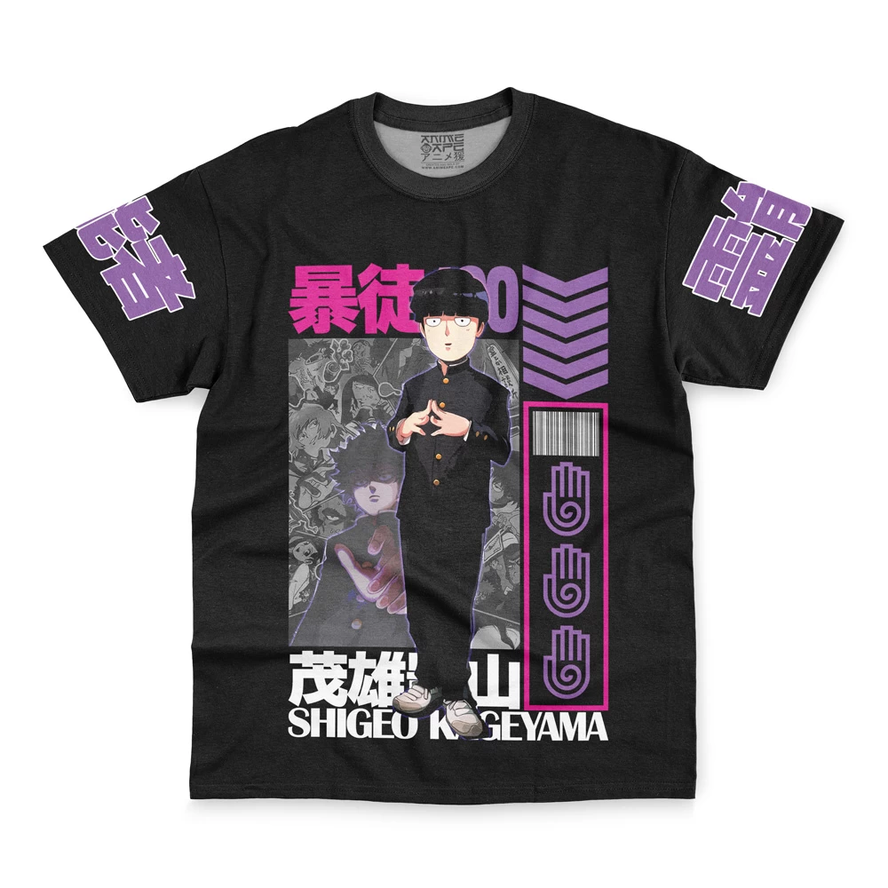 Shigeo Kageyama V2 Mob Psycho 100 Streetwear T-Shirt - Image 2