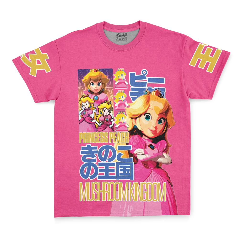 Peach Super Mario Streetwear T-Shirt