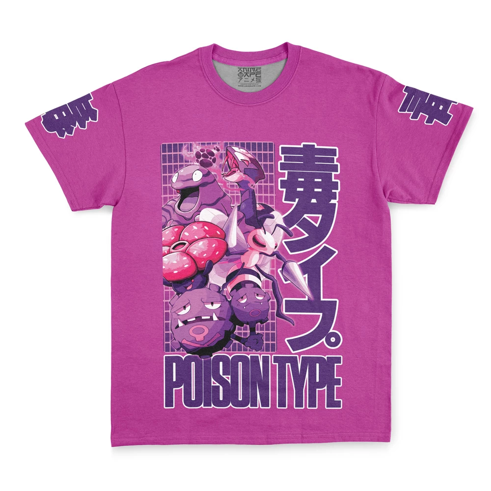 Poison Type Pokemon Streetwear T-Shirt
