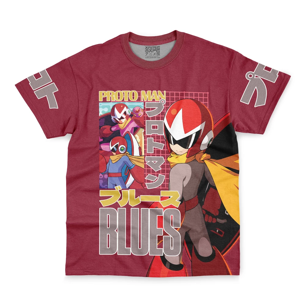 Proto Man Mega Man Streetwear T-Shirt - Image 2