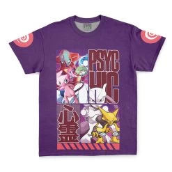Psychic Type Pokemon Streetwear T-Shirt