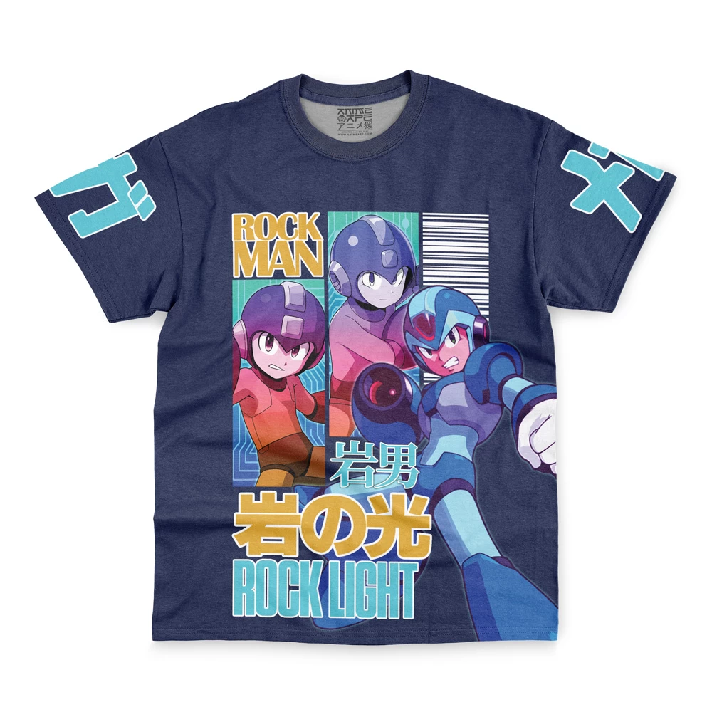Rock Man Mega Man Streetwear T-Shirt - Image 2