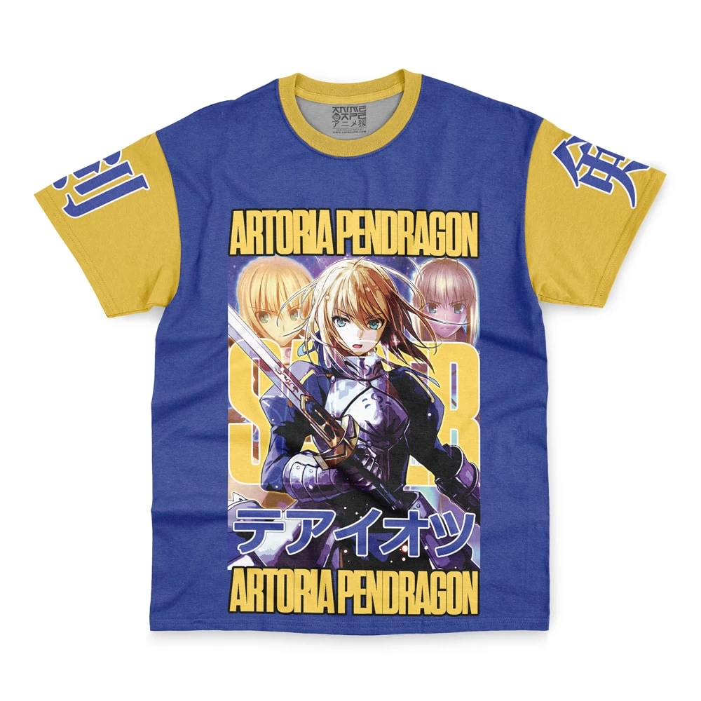 Saber Fate Stay Night Unlimited Blade Works Streetwear T-Shirt - Image 2