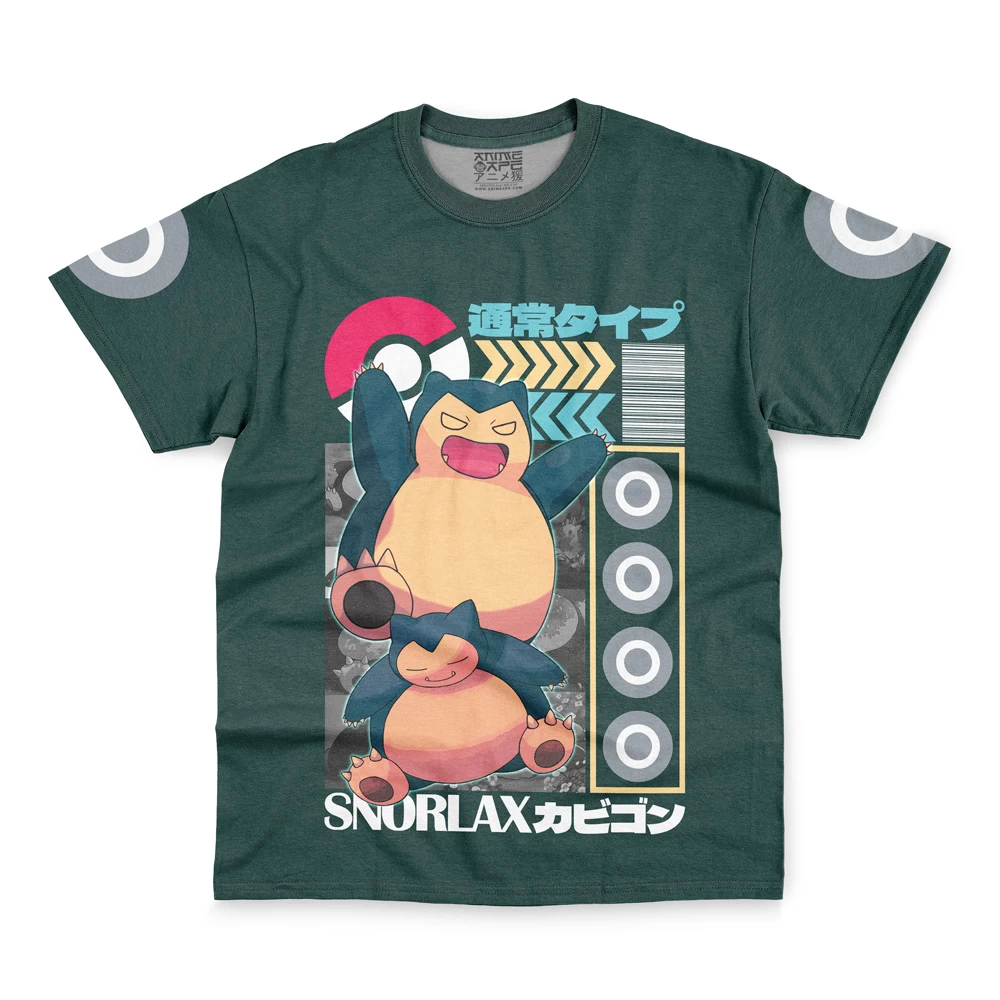 Snorlax V2 Pokemon Streetwear T-Shirt - Image 2