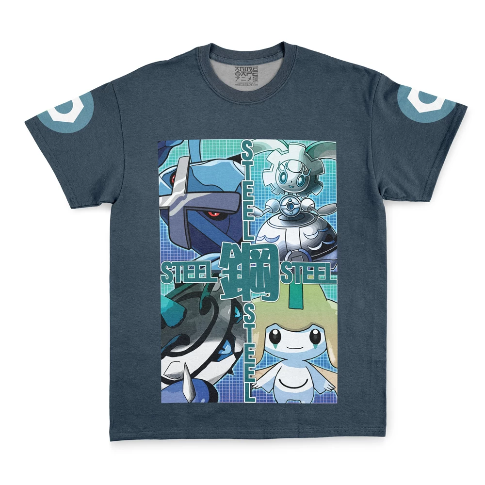 Steel Type Pokemon Streetwear T-Shirt