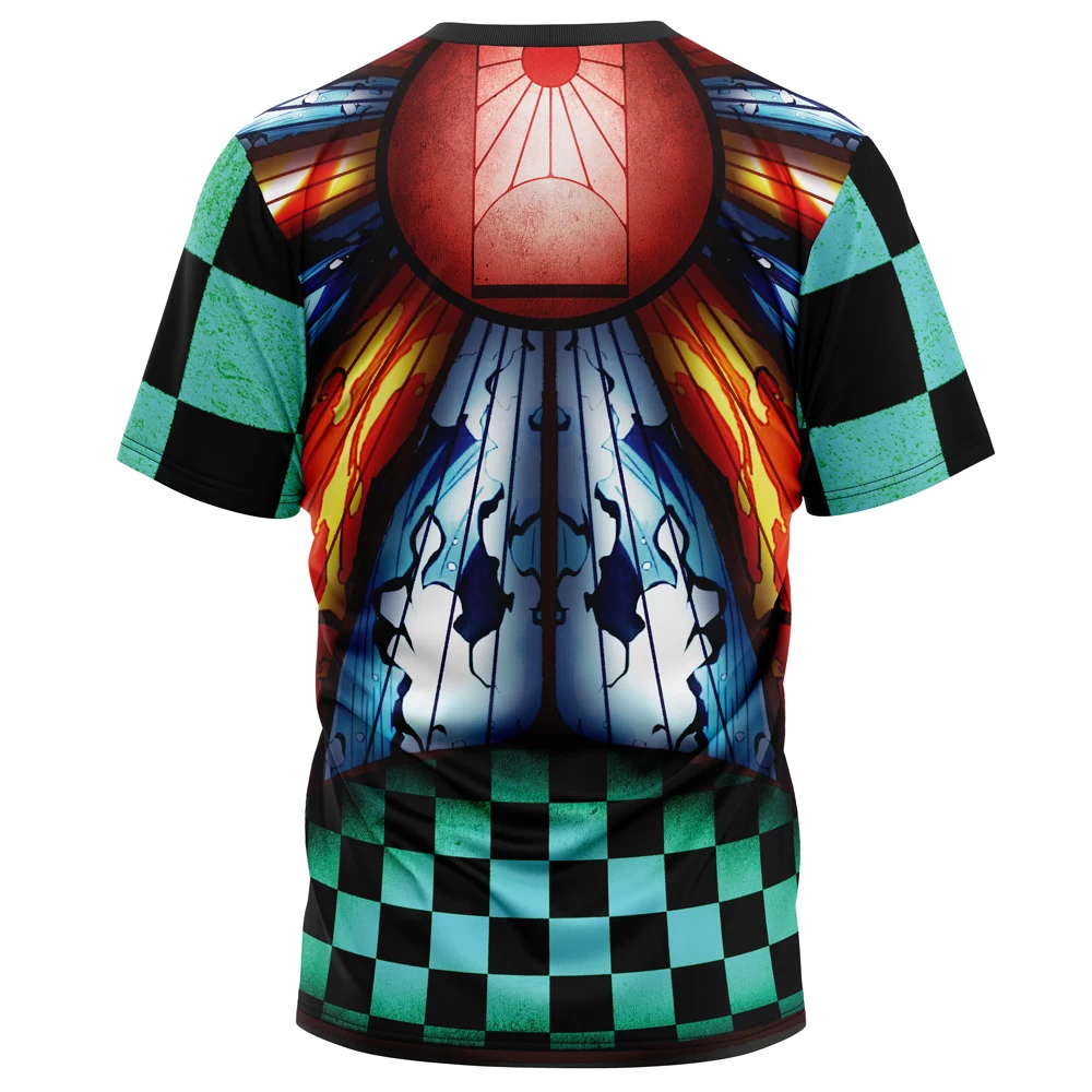 Trippy Kamado Tanjiro Demon Slayer T-Shirt - Image 2