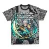 Uzui Tengen Manga Collage Demon Slayer Streetwear T-Shirt