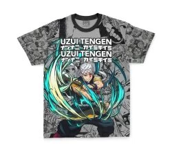 Uzui Tengen Manga Collage Demon Slayer Streetwear T-Shirt