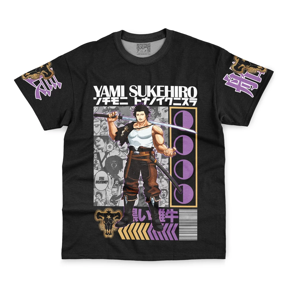 Yami Sukehiro V2 Black Clover Streetwear T-Shirt - Image 2